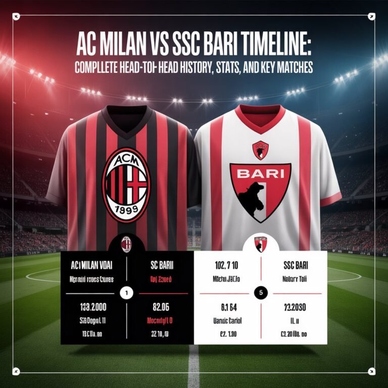 AC Milan vs SSC Bari Timeline: Complete Head-to-Head History, Stats, and Key Matches