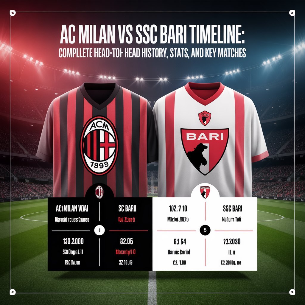 AC Milan vs SSC Bari Timeline: Complete Head-to-Head History, Stats, and Key Matches